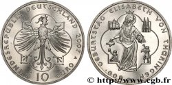 ALLEMAGNE 10 Euro 800ème ANNIVERSAIRE DE LA NAISSANCE D ÉLISABETH DE THURINGE tranche A 2007 SPL63