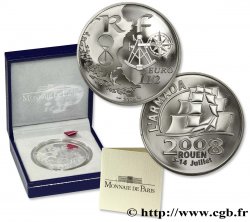 FRANCE Belle Épreuve 1 Euro 1/2 L’ARMADA ROUEN 2008 BE