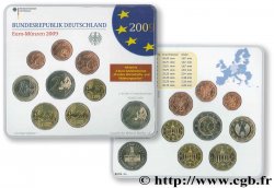 ALLEMAGNE SÉRIE Euro FLEUR de COIN - Berlin A 2009 FDC