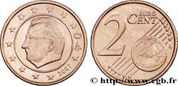 BELGIUM 2 Cent ALBERT II 2007 Bruxelles