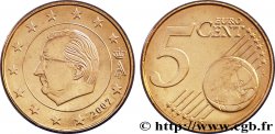 BELGIUM 5 Cent ALBERT II - second revers 2007 Bruxelles