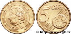 BELGIUM 5 Cent ALBERT II - second type 2008 Bruxelles