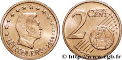 LUXEMBOURG 2 Cent GRAND DUC HENRI 2009 MS63