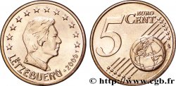 LUXEMBOURG 5 Cent GRAND DUC HENRI 2009 MS63