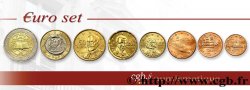 GRÈCE LOT DE 8 PIÈCES EURO (1 Cent - 2 Euro Cinquantenaire du Traité de Rome) 2007 SPL63