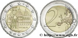 GERMANY 2 Euro BRÊME - HÔTEL DE VILLE ET STATUE DE ROLAND - Munich D 2010 Munich D