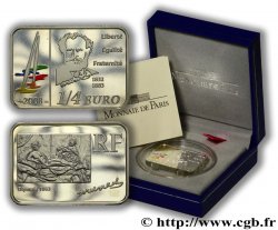 FRANCE 1/4 Euro ÉDOUARD MANET (rectangle 30 x 21 mm) 2008 Brilliant Uncirculated