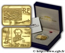 FRANCE Belle Épreuve 20 Euro ÉDOUARD MANET (rectangle 30 x 21 mm) 2008 BE