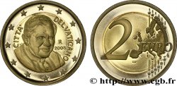 VATICAN Belle Épreuve 2 Euro BENOÎT XVI (second revers) 2008 Rome