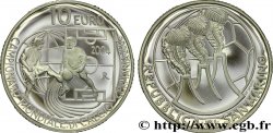 RÉPUBLIQUE DE SAINT- MARIN Belle Épreuve 10 Euro COUPE DU MONDE DE FOOTBALL 2006 EN ALLEMAGNE 2004 BE