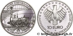 GERMANIA 10 Euro 175 ANS DES CHEMINS DE FER ALLEMANDS  2010 Munich D