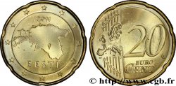 ESTONIA 20 Cent EESTI 2011 MS63