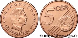 LUXEMBOURG 5 Cent GRAND DUC HENRI 2011 SPL63