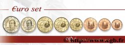 SPAIN LOT DE 8 PIÈCES EURO (1 Cent - 2 Euro Juan-Carlos I) 2011 Madrid