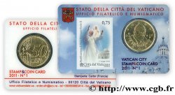 VATICANO Coin-Card (n°1) 50 Cent BÉATIFICATION DU PAPE JEAN-PAUL II 2011 Rome Rome