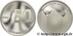 SLOVÉNIE Belle Épreuve 30 Euro 20ème ANNIVERSAIRE DE L’INDÉPENDANCE DE LA SLOVÉNIE 2011 BE