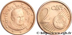 VATICAN 2 Cent BENOÎT XVI 2007 Rome