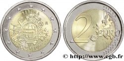 ESPAGNE 2 Euro 10 ANS DES PIÈCES ET BILLETS EN EUROS tranche A 2012 SPL63