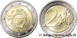 ESTONIA 2 Euro 10 ANS DES PIÈCES ET BILLETS EN EUROS 2012 