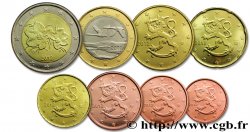 FINLAND LOT DE 8 PIÈCES EURO (1 Cent - 2 Euro Petit Mûrier) 2012 Vanda