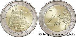 ALLEMAGNE 2 Euro BAVIERE - CHÂTEAU DE NEUSCHWANSTEIN tranche A - Berlin A 2012 SPL