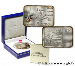 FRANCE 5 Euro CLAUDE MONET (rectangle 30 x 21 mm) 2009 Pessac