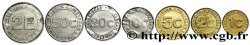 BANQUE CENTRALE EUROPEENNE Série de pièces “SCAN COIN” pour réglage machine  - 1, 2, 5, 10, 20, 50 cent et 2 Euro n.d. 