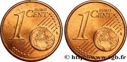 BANQUE CENTRALE EUROPEENNE 1 Cent Euro biface - double face commune n.d. 