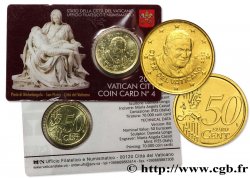 VATICAN Coin-Card (n°4) 50 Cent PIETÀ DE MICHEL-ANGE 2013 Rome