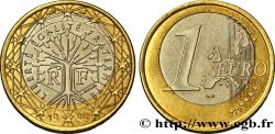 FRANCE 1 Euro ARBRE, insert décalé 1999 AU58