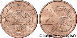 MONACO 2 Cent ARMOIRIES 2001 Pessac