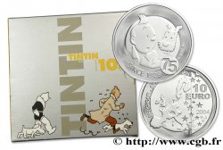 BELGIQUE Belle Épreuve 10 Euro TINTIN - 75 ème ANNIVERSAIRE 2004 Bruxelles