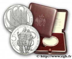 SAN MARINO Belle Épreuve 5 Euro 500ème ANNIVERSAIRE DE LA MORT D&nbsp;ANDREA MANTEGNA 2006 Rome 