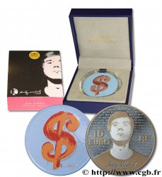 FRANCIA Belle Épreuve 10 Euro ANDY WARHOL 2011 Pessac
