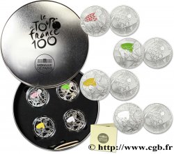 FRANCIA Coffret MAILLOTS - TOUR DE FRANCE (4 x 10 Euro Belle Épreuve Tour de France 2013). 2013 Pessac