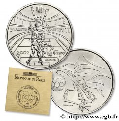 FRANCE 1/4 Euro ALLEZ LA FRANCE, par Joaquin Jimenez 2002 