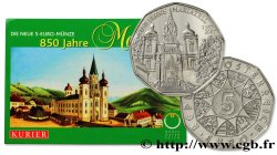 AUSTRIA Blister 5 Euro 850 ANS DE MARIAZELL 2007 Vienne