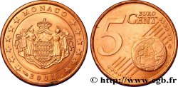 MONACO 5 Cent ARMOIRIES 2001 Pessac