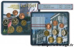 LUXEMBOURG SÉRIE Euro BRILLANT UNIVERSEL  - Inscription  Métal cuivré   2002 Utrecht
