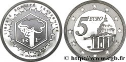 FRANKREICH Belle Épreuve 5 Euro PANTHEON 2004 