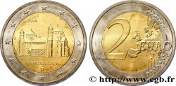 ALLEMAGNE 2 Euro BASSE-SAXE - EGLISE SAINT-MICHEL D HILDESHEIM  2014 Hambourg J