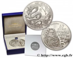 FRANCE Belle Épreuve 10 Euro ANNÉE DU DRAGON 2013 Pessac