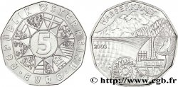 AUSTRIA 5 Euro ÉNERGIE HYDRAULIQUE 2003 Vienne