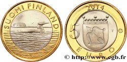 FINLANDE 5 Euro SAVONIA (série animaux) 2014 Vanda