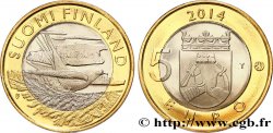 FINLANDIA 5 Euro KARELIA (série animaux) 2014 MS