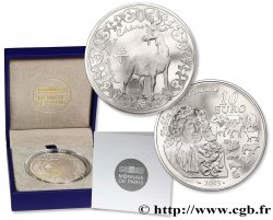 FRANCIA Belle Épreuve 10 Euro ANNÉE DE LA CHEVRE 2015 