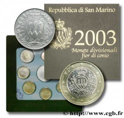 RÉPUBLIQUE DE SAINT- MARIN SÉRIE Euro BRILLANT UNIVERSEL  2003 Rome