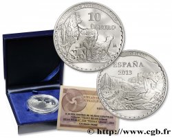 SPAGNA Belle Épreuve 10 Euro LE TITIEN 2013 Madrid