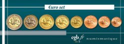 LITUANIE LOT DE 8 PIÈCES EURO (1 Cent - 2 Euro) 2015 