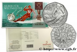 ÖSTERREICH Blister 5 Euro SCHLADMING 2013 (Championnat du monde de ski) 2013 Vienne